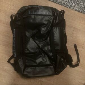 L.L. Bean Black Duffel Backpack Medium